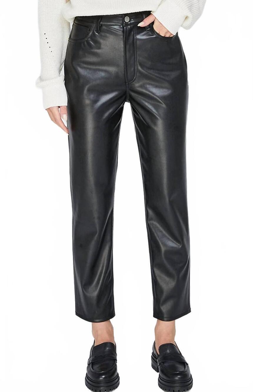 NEW GENTLE FAWN carter faux leather pant in black